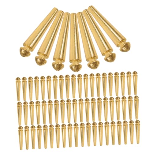 TOYANDONA 100 Stück Wertungsstab Zapfenhaken Pegboard -Haken Metall Spielstandanzeiger Cribbage Board Punktezähler Krippenklammern einzigartig Punktestifte für Reisekartenspiele Golden von TOYANDONA
