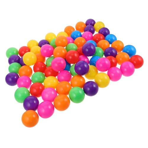 TOYANDONA 100 Stücke Bällebad Bälle Laufstall Bälle Kunststoff Spielbälle Erholung Ball Geburtstag Strand Bälle Spiel Ball Mini Strand Bälle Bälle Oder von TOYANDONA