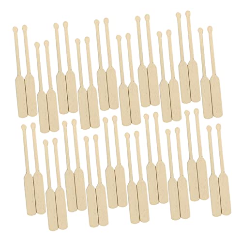 TOYANDONA 100 Stücke Strand Puppe Strand Paddel Sandkasten Paddel Mini Holz von TOYANDONA