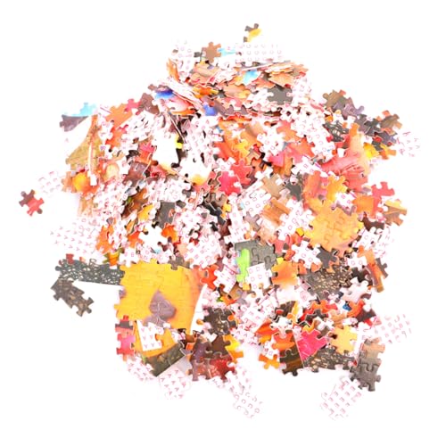 TOYANDONA 1000 STK Puzzle Papierrätsel Rätsel Für Erwachsene Lernspielzeug Für Kinder Kinderspielzeug Kinder Rätsel Spielzeuge Tragen Eltern-Kind Kürbis von TOYANDONA