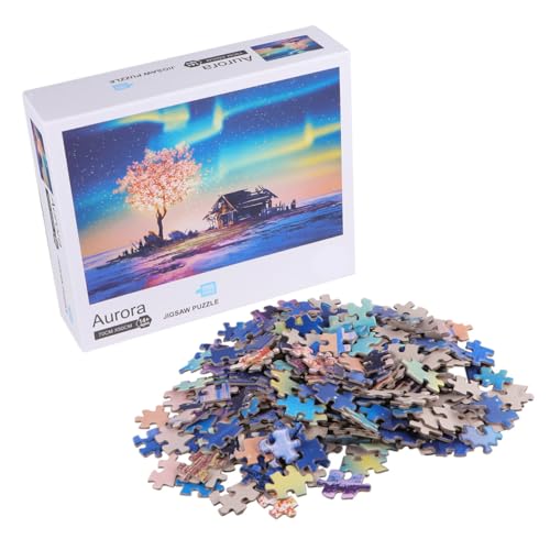 TOYANDONA 1000 Stück Teiliges Puzzle für Erwachsene Buntes Lernspielzeug zur Stressreduktion Langlebiges DIY Puzzle mit Kreativem Motiv Pädagogisch Geeignet Ab Jahren von TOYANDONA