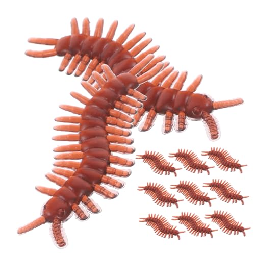 TOYANDONA 100Pcs Kniffliges sankastenspielsachen replikas Witziges scherzgeschenke replicas spielzeuge Hundertfüßer-Figur realistisches Tausendfüßler- PVC Brown TOYANDONA 100Pcs Kniffliges sankastenspielsachen replikas Witziges scherzgeschenke replicas spielzeuge Hundertfüßer-Figur realistisches Tausendfüßler- PVC Brown von TOYANDONA