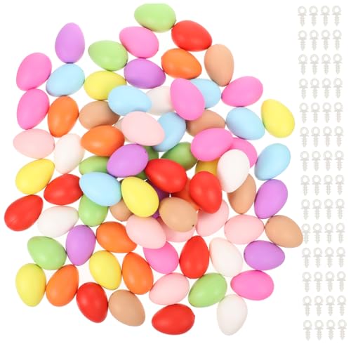 TOYANDONA 100St Ostereier Easter Eggs Easter Egg Decoration Korb Eier Weidenkorb leer Fülleier gefüllte Eier Handbemalte DIY-Eierornamente Basteln von hängenden Eierornamenten Plastik TOYANDONA 100St Ostereier Easter Eggs Easter Egg Decoration Korb Eier Weidenkorb leer Fülleier gefüllte Eier Handbemalte DIY-Eierornamente Basteln von hängenden Eierornamenten Plastik von TOYANDONA