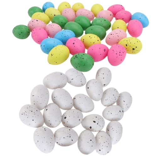 TOYANDONA 100st Simulations Vogel Eier Eierkorb Künstliche Vogelnester Eier Basteln Ostern-simulations-Ei Kreatives Simulationsei Party-Ei-Dekorationen Ostern Requisiten Plastik TOYANDONA 100st Simulations Vogel Eier Eierkorb Künstliche Vogelnester Eier Basteln Ostern-simulations-Ei Kreatives Simulationsei Party-Ei-Dekorationen Ostern Requisiten Plastik von TOYANDONA