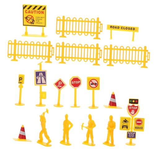 TOYANDONA 108 Stück Teiliges Verkehrszeichenset mit Straßenkegeln und Signalen Pädagogisches Verkehrsspielzeug für Räumlichen Wahrnehmung und Stadtsimulation TOYANDONA 108 Stück Teiliges Verkehrszeichenset mit Straßenkegeln und Signalen Pädagogisches Verkehrsspielzeug für Räumlichen Wahrnehmung und Stadtsimulation von TOYANDONA
