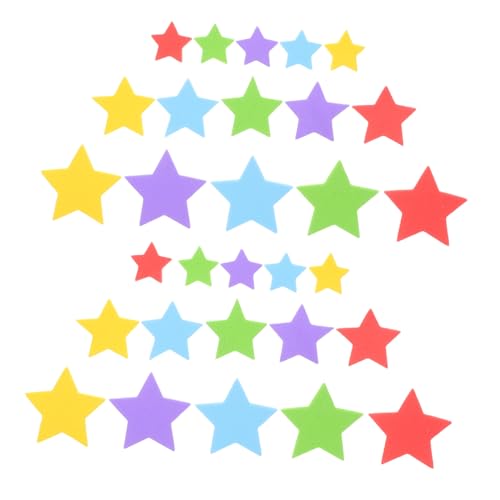 TOYANDONA 10Er-Packungen Mehrfarbige Eva Schaumstoff Sterne Aufkleber Selbstklebend für Bastelprojekte DIY Scrapbooking Karten Dekoration Lernfördernd und Sicher für Schule und Zuhause TOYANDONA 10Er-Packungen Mehrfarbige Eva Schaumstoff Sterne Aufkleber Selbstklebend für Bastelprojekte DIY Scrapbooking Karten Dekoration Lernfördernd und Sicher für Schule und Zuhause von TOYANDONA