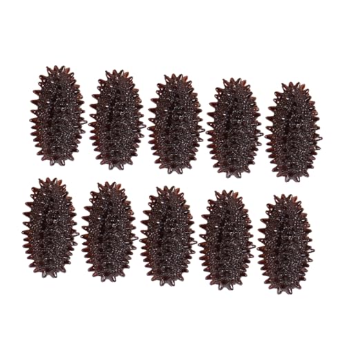 TOYANDONA 10Pcs Künstliche Seegurke Fälschung gefälscht positiv Essen Food-Modell Fotografie -Requisite Kognitives Modell der Seeschnecke Meeresfrüchte-Display-Requisite PVC TOYANDONA 10Pcs Künstliche Seegurke Fälschung gefälscht positiv Essen Food-Modell Fotografie -Requisite Kognitives Modell der Seeschnecke Meeresfrüchte-Display-Requisite PVC von TOYANDONA