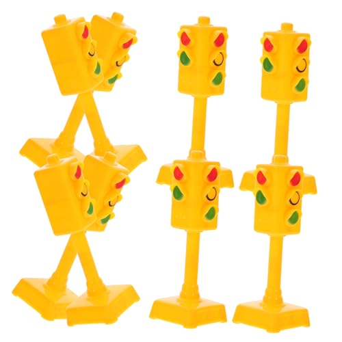 TOYANDONA 10St Ampelmodell verkehrszeichen verkehrsschilder verkehrsschilder für Verkehrszeichen Verkehrsindikatormodell Ampel-Kuchendekor Abs Yellow TOYANDONA 10St Ampelmodell verkehrszeichen verkehrsschilder verkehrsschilder für Verkehrszeichen Verkehrsindikatormodell Ampel-Kuchendekor Abs Yellow von TOYANDONA