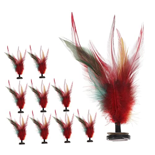 TOYANDONA Kick-federbälle-spielzeugset 10 Badminton-federbälle Chinesisches Jianzi Für Fitness TOYANDONA Kick-federbälle-spielzeugset 10 Badminton-federbälle Chinesisches Jianzi Für Fitness von TOYANDONA