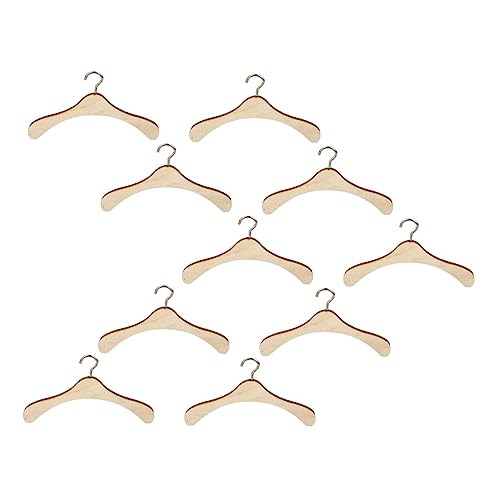 TOYANDONA 10St Kleiderbügel Kinderspielzeug Miniatur-Hausmöbel puppenkleiderbügel Puppen kleiderbügel Hanger Miniaturpuppenaufhänger Kleiderbügel für Puppenkleidung hölzern Silver TOYANDONA 10St Kleiderbügel Kinderspielzeug Miniatur-Hausmöbel puppenkleiderbügel Puppen kleiderbügel Hanger Miniaturpuppenaufhänger Kleiderbügel für Puppenkleidung hölzern Silver von TOYANDONA