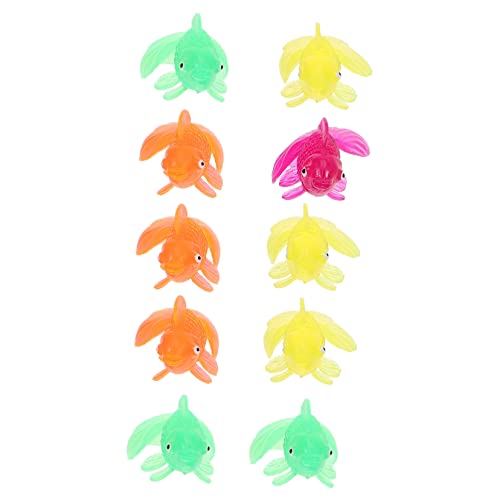 TOYANDONA 10St Kleiner für kinderspielzeug die goldfische hühner Toys Goldfish Stellen Spielzeugschmuck vor Minifisch für Puppenhaus Plastik TOYANDONA 10St Kleiner für kinderspielzeug die goldfische hühner Toys Goldfish Stellen Spielzeugschmuck vor Minifisch für Puppenhaus Plastik von TOYANDONA