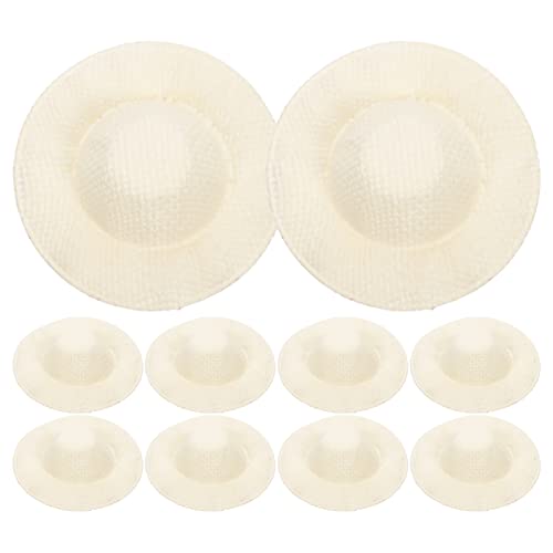 TOYANDONA Strohhüte Für Puppen – 10 Stück Mini-spielzeugzubehör Ideal Zum Basteln Und Basteln TOYANDONA Strohhüte Für Puppen – 10 Stück Mini-spielzeugzubehör Ideal Zum Basteln Und Basteln von TOYANDONA