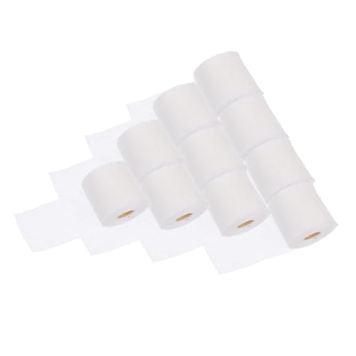 TOYANDONA 10er-Pack Miniatur-toilettenpapierrollen Für Puppenhäuser Taschentuchrollen Für Die Dekoration Rollenspiel-badezimmerzubehör von TOYANDONA