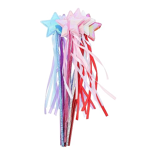 TOYANDONA 10 Stücke Fee Sparkly Weiche Fee Zauberstäbe Rolle Spielen Fee Für Halloween Kostüme Fee Stick Spielzeug von TOYANDONA