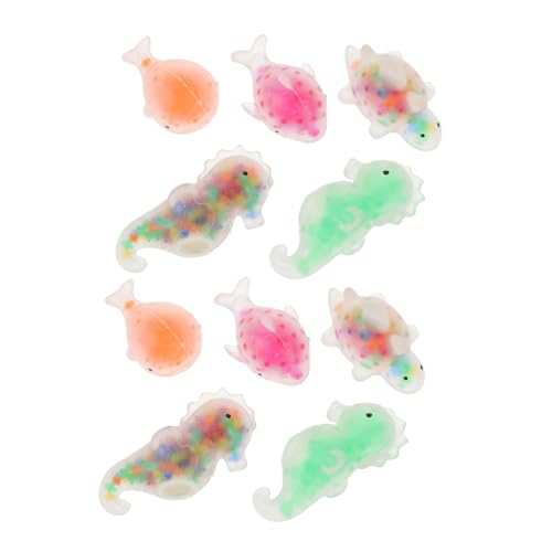 TOYANDONA 10St Prise Musik stressabbau dekompressionsspielzeug mini Funny Toys Squeeze Toys elastisches Angstspielzeug verschleißfestes Quetschspielzeug Kinderbedarf von TOYANDONA