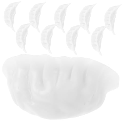 TOYANDONA 10St Simulation Knödel-Modellspielzeug lebensechtes Lebensmittelmodell Prop Essen realistisch küchendekoration Living Room Decoration Simulation Knödel Knödelverzierung von TOYANDONA