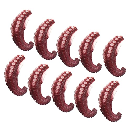 TOYANDONA 10St Simulierte Tintenfischklaue Oblate Weiden Simulation eines Oktopus-Tentakelmodells Simulation Lebensmittelmodell Oktopus-Tentakel- gefälschtes Essen PVC TOYANDONA 10St Simulierte Tintenfischklaue Oblate Weiden Simulation eines Oktopus-Tentakelmodells Simulation Lebensmittelmodell Oktopus-Tentakel- gefälschtes Essen PVC von TOYANDONA