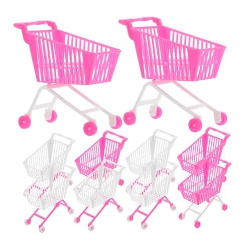 TOYANDONA Puppenhaus Mini-einkaufswagen Pädagogischer Kinderwagen Für Kinder Plastik-babyspielzeug Zum Rollenspiel Und Lernen TOYANDONA Puppenhaus Mini-einkaufswagen Pädagogischer Kinderwagen Für Kinder Plastik-babyspielzeug Zum Rollenspiel Und Lernen von TOYANDONA