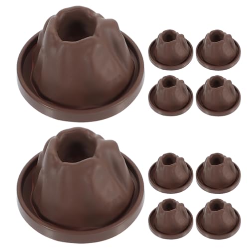 TOYANDONA 10St Vulkan-Experimentierset vulkanausbruch laufstall Toy Vulkan Luftbefeuchter Luftstein für Aquarien gehäuse Kleines Vulkanmodell wissenschafts Projekt Plastik Coffee TOYANDONA 10St Vulkan-Experimentierset vulkanausbruch laufstall Toy Vulkan Luftbefeuchter Luftstein für Aquarien gehäuse Kleines Vulkanmodell wissenschafts Projekt Plastik Coffee von TOYANDONA