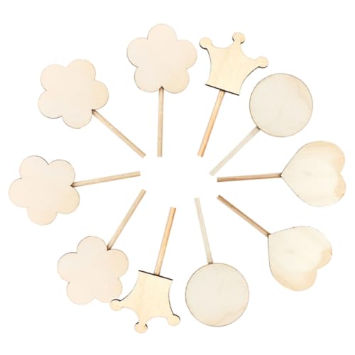 TOYANDONA 10St Zauberstab Hexenglocken für den Türknauf Feen-Tiara Märchengarten Hexen-Kit Feenhaus für kinderspielzeug Holzstab Kid Toys Zeichenstab Feenstab hölzern Beige TOYANDONA 10St Zauberstab Hexenglocken für den Türknauf Feen-Tiara Märchengarten Hexen-Kit Feenhaus für kinderspielzeug Holzstab Kid Toys Zeichenstab Feenstab hölzern Beige von TOYANDONA