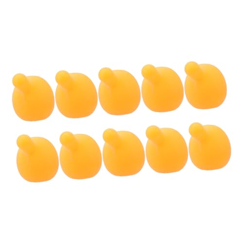 TOYANDONA 10St Zubehör für Puppenkernbälle Dekorationsgurkenglas Retro-Gurkenglas DIY Blasball Zubehör Plüsch Teile Basteleinsätze für Puppen Puppeneinsatzteil weiches Gummi Orange von TOYANDONA
