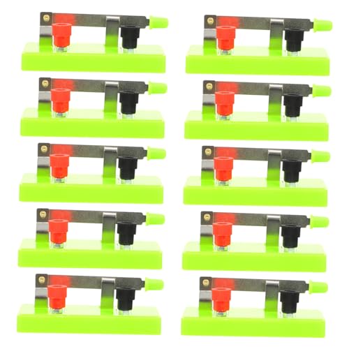 TOYANDONA 10stücke Teiliges Schalter Für Physikprojekte Leicht Und Tragbar Für Schulprojekte Und -experimente Elektronisches Lernspielzeug Für Schüler TOYANDONA 10stücke Teiliges Schalter Für Physikprojekte Leicht Und Tragbar Für Schulprojekte Und -experimente Elektronisches Lernspielzeug Für Schüler von TOYANDONA