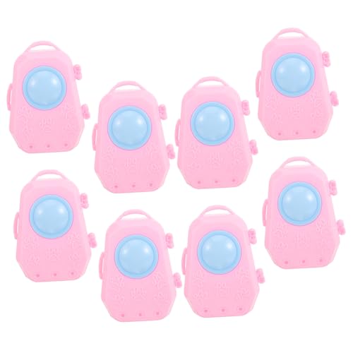TOYANDONA 10St für kinderspielzeug doll Accessories Kleinkindertasche Kabinengepäck Mini-Hausrucksacktaschen Mini-Schultaschenmodell Plastik Rosa TOYANDONA 10St für kinderspielzeug doll Accessories Kleinkindertasche Kabinengepäck Mini-Hausrucksacktaschen Mini-Schultaschenmodell Plastik Rosa von TOYANDONA