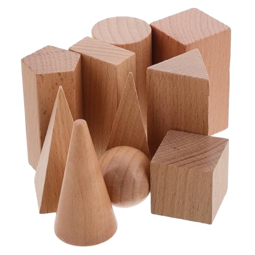 TOYANDONA 10St geometrisches Modell Kit Geometrische Blöcke Tischräder Rollen Teile Dekoration Geometrische Modelle Mathe Lernspielzeug Geometrische Holzkörper Holzmusterblöcke hölzern Beige TOYANDONA 10St geometrisches Modell Kit Geometrische Blöcke Tischräder Rollen Teile Dekoration Geometrische Modelle Mathe Lernspielzeug Geometrische Holzkörper Holzmusterblöcke hölzern Beige von TOYANDONA