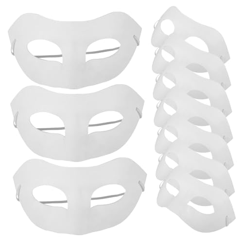 TOYANDONA 10Stücke DIY Leere Papiermasken Unbemalte Masken für Kreative Gestaltungen für Karneval Halloween Bastelprojekte Modenschau und Partys TOYANDONA 10Stücke DIY Leere Papiermasken Unbemalte Masken für Kreative Gestaltungen für Karneval Halloween Bastelprojekte Modenschau und Partys von TOYANDONA