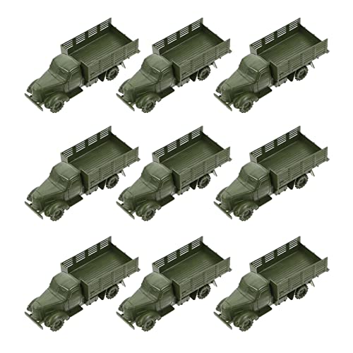 TOYANDONA 10Stücke LKW Modell aus Kunststoff Simulationstrucks für Kreatives und Fotografie für Sandkästen Farbkenntnis und Sozialisation von TOYANDONA