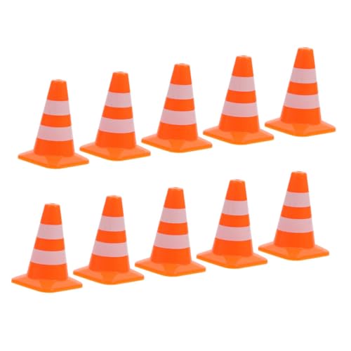TOYANDONA 10Stücke Mini Verkehrskegel Verkehrsbarrieren für Lehrreiche Verkehrsschilder für Sandtisch und DIY Projekte Verkehrssicherheit TOYANDONA 10Stücke Mini Verkehrskegel Verkehrsbarrieren für Lehrreiche Verkehrsschilder für Sandtisch und DIY Projekte Verkehrssicherheit von TOYANDONA
