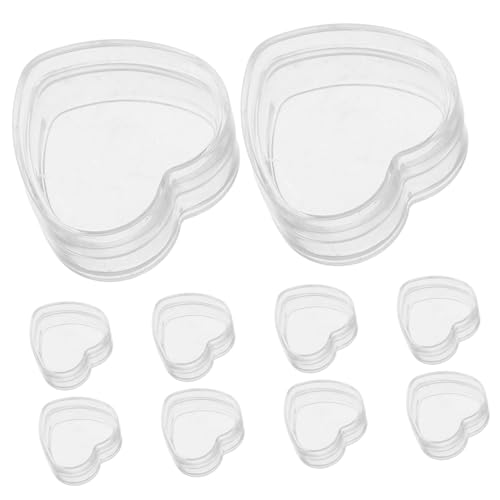 TOYANDONA 10Stücke Organizer aus Transparente Aufbewahrungsboxen für Puppenhauszubehör und DIY Projekte zur Organisierten Aufbewahrung Kleiner Gegenstände von TOYANDONA