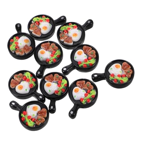 TOYANDONA 10st Bratpfannen-frühstücksspielzeug Miniaturdinger Realistisches Spiegelei Spielzeuggrillpfanne Bratpfanne Mini-Food- Spielküche Bratpfanne Plastik TOYANDONA 10st Bratpfannen-frühstücksspielzeug Miniaturdinger Realistisches Spiegelei Spielzeuggrillpfanne Bratpfanne Mini-Food- Spielküche Bratpfanne Plastik von TOYANDONA