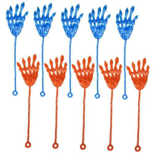 TOYANDONA 10st Dehnbare Hand Elastische Klebrige Hand Requisiten Zum Stressabbau Klebrige Hand Für Streich Klebrige Elastische Hand Klebrige Elastische Requisiten Lustige Klebrige Hand von TOYANDONA