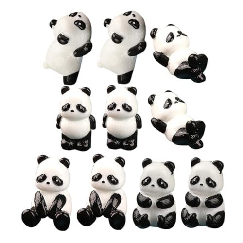 TOYANDONA 10stücke Miniatur Panda Figuren Aus Harz Niedliche Tischdekoration Für Bonsai Schreibtisch Und Gartenornamente Für Tierliebhaber TOYANDONA 10stücke Miniatur Panda Figuren Aus Harz Niedliche Tischdekoration Für Bonsai Schreibtisch Und Gartenornamente Für Tierliebhaber von TOYANDONA