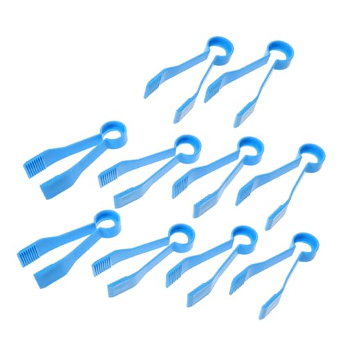 TOYANDONA 10st Pinzette Für Kinderpinzette Insektenfangset Für Kleinkinder Zange Für Feinmotorik Kinderzange Pinzette Zum Basteln Griffpinzette Kleinkind Zange Sky-Blue Plastik von TOYANDONA