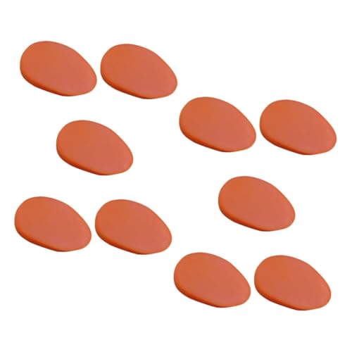 TOYANDONA 10st Schinkenscheiben Künstliches Fleisch Simulierte Wurstscheiben Lebensechtes Gefälschtes Schweinefleischmodell Lebensechtes Kunstfleischmodell Plastik-Hotdog PVC Coffee von TOYANDONA