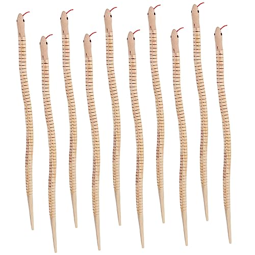 TOYANDONA 10st Spielzeugschlange Aus Holz Reptil Schildkröte Schlange Zum Bemalen Schlangenmodellfarbe Ausgestopft Kleines Kinderspielzeug Drachen Halloween Kniffliges Schlangenspielzeug TOYANDONA 10st Spielzeugschlange Aus Holz Reptil Schildkröte Schlange Zum Bemalen Schlangenmodellfarbe Ausgestopft Kleines Kinderspielzeug Drachen Halloween Kniffliges Schlangenspielzeug von TOYANDONA