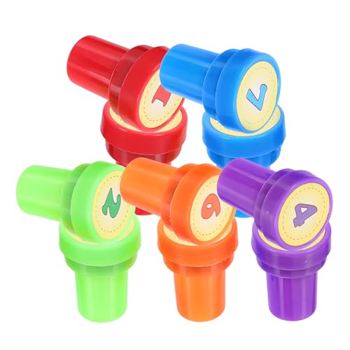 TOYANDONA Benutzerdefinierter Stempel Für Kinder Zahlen-Stempel Sicherer Kunststoffstempel Für Kinder von TOYANDONA