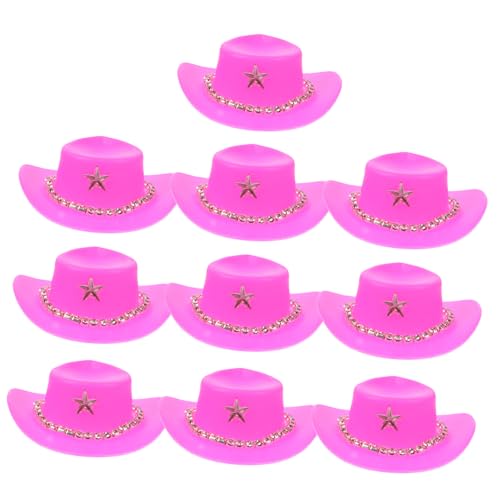 TOYANDONA 10stücke Mini Western Cowboyhüte Teiliges Für Puppen Dekorative Miniaturhüte Für -projekte Partys Und Zubehör Leicht Und Für Puppenmode TOYANDONA 10stücke Mini Western Cowboyhüte Teiliges Für Puppen Dekorative Miniaturhüte Für -projekte Partys Und Zubehör Leicht Und Für Puppenmode von TOYANDONA