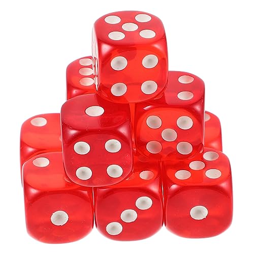 TOYANDONA 10stücke Transparente Würfel Runde Ecken Für Brettspiele Party Und Lernaktivitäten Spielzeug Für Spaß Und Unterhaltung TOYANDONA 10stücke Transparente Würfel Runde Ecken Für Brettspiele Party Und Lernaktivitäten Spielzeug Für Spaß Und Unterhaltung von TOYANDONA