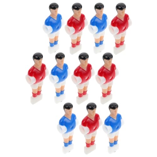 TOYANDONA 11 Stück Tischfußballspieler Figuren Ersatzteile für Tischfußball Langlebiges Kunststoff Standardgröße für Tischfußballspiele Geeignet von TOYANDONA