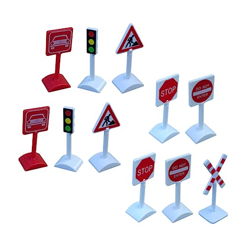 TOYANDONA Verkehrszeichen-Set Für Jungen Und Mädchen Verkehrsspielzeug Simulations-verkehrszeichen Für Den Kindergarten TOYANDONA Verkehrszeichen-Set Für Jungen Und Mädchen Verkehrsspielzeug Simulations-verkehrszeichen Für Den Kindergarten von TOYANDONA