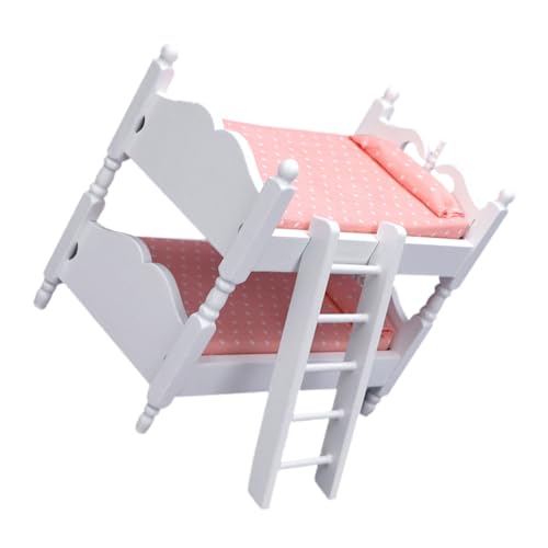TOYANDONA Dollhouse Zubehör Puppenhaus Klein 12 Bunk Bed Mit Punkten Für Kinderzimmer Dekorative Miniaturmöbel Für Puppen Und Puppenfiguren Perfekte Ergänzung Für Ihr Puppenhaus TOYANDONA Dollhouse Zubehör Puppenhaus Klein 12 Bunk Bed Mit Punkten Für Kinderzimmer Dekorative Miniaturmöbel Für Puppen Und Puppenfiguren Perfekte Ergänzung Für Ihr Puppenhaus von TOYANDONA