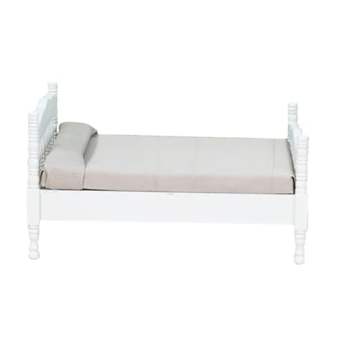 TOYANDONA Puppenhauszubehör Puppenhaus Bett 12 Maßstab Perfekt Für Puppenmöbel Und Ideales Zubehör Für Kreative Spielwelten Und Mikrolandschaften TOYANDONA Puppenhauszubehör Puppenhaus Bett 12 Maßstab Perfekt Für Puppenmöbel Und Ideales Zubehör Für Kreative Spielwelten Und Mikrolandschaften von TOYANDONA