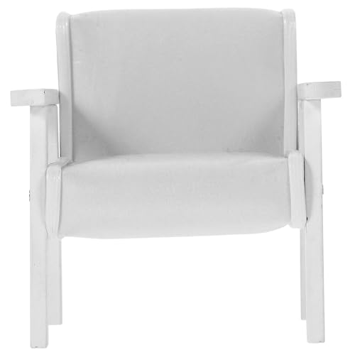 TOYANDONA Puppenhaus Klein Cutebee Puppenhaus Miniatur 12 Maßstab Mini Sofa Chair Puppenzubehör Für DIY Dekoration Ideales Öbelstück Für Miniatur Und Puppenhausgestaltung von TOYANDONA