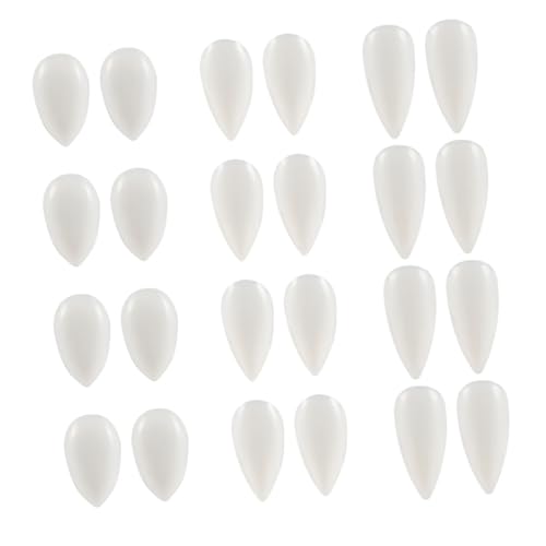 TOYANDONA 12 Paare Halloween Vampirzähne Cosplay Requisiten Lifelike Fake Teeth für Halloween Feiern Je für Kostümpartys und Gruselige Dekorationen von TOYANDONA