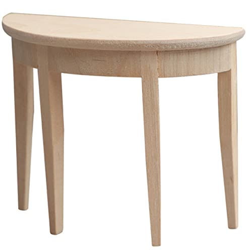 TOYANDONA 12 Puppenhaus Deko Halbmond Tisch Modell Aus Für Kinderzimmer Und Spielhaus Ideales Zubehör Für Puppenstubenmöbel TOYANDONA 12 Puppenhaus Deko Halbmond Tisch Modell Aus Für Kinderzimmer Und Spielhaus Ideales Zubehör Für Puppenstubenmöbel von TOYANDONA