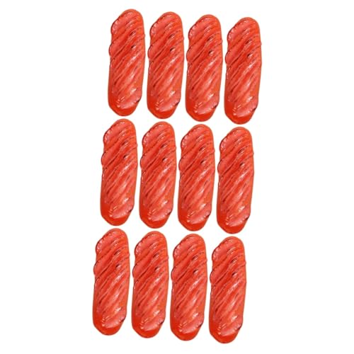 TOYANDONA 12stücke Hot Dog Dekoration Simulierte Gebratene Wurst Für Küche Party Und Fotografie Requisiten Lebensnahes Für Und Geschäftsdarstellungen von TOYANDONA