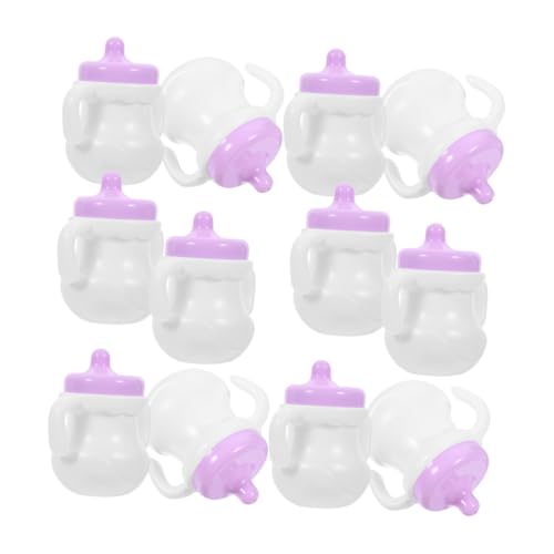 TOYANDONA 12 Stück Babyflasche kinderflaschen Chilli Bottles kinderspielsachen babytragetuch babyspielzeug wc Gefälligkeiten für die Babyparty Plastik von TOYANDONA